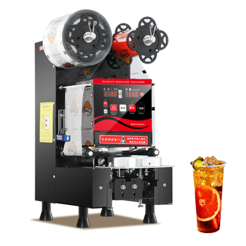 Automatische Commercial Cup Dichtungsmaschine für 95/90 -mm -Getränke- und Bubble -Teetassen