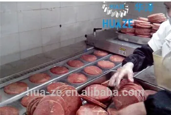 Beef steak automatic thermoforming vacuum packaging machine