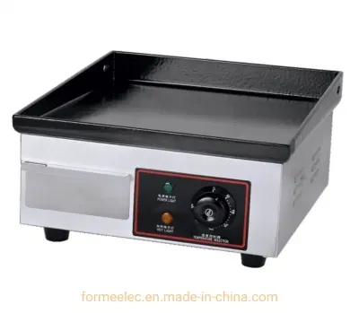 Kitchen Equipment 1.5kw Luxury Electric Griddle Enamel Plate Electric Griddle