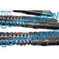 Liansu 65/132 Twin Conical Screw and Barrel for PVC, WPC