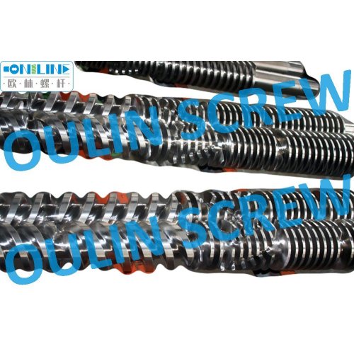 Liansu 65 Twin Conical Screw and Barrel for PVC Extrusion