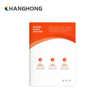 Orange Custom Printed Brochure Manual