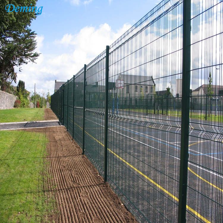 Metal wire high security fence systems
