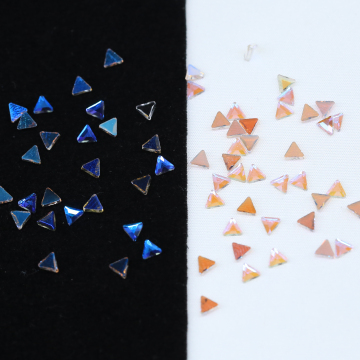 Wholesale Triangle Shaped Nail Art Rhinestones: Bling Bling 3mm Glass Decorations for DIY 3D Manicures