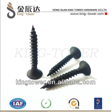 DIN Steel zinc plating-black drywall screws