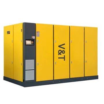 75kW 2 stage rotary screw air compressor