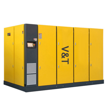 Compressore dell&#39;aria rotante a vite rotante a 2 stadi da 75kw
