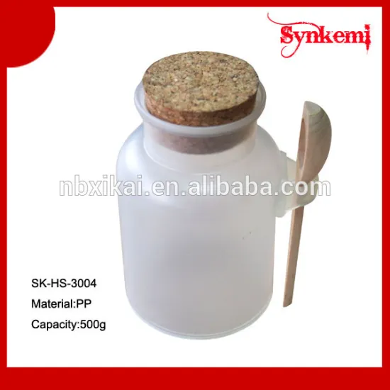 500g plastic jars for bath salt