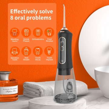 Eisler F6 Cordless Water Flosser: Professional USB Electric Water Pik Irrigator, 300ml