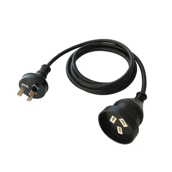 Australian 3-Plug 3-Core Power Extension Cord