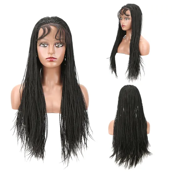 Wholesale 20 Inch Long Afro Heat Resistance Synthetic Headband Wigs For Black Women Bone Straight Headband Synthetic Hair Wigs