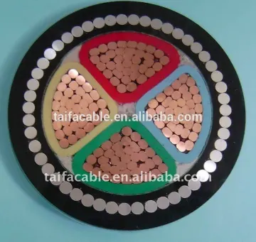 Copper Core XLPE Insulated Steel Wire Armored Electric Power Cable 70mm2 95mm2 120mm2 185mm2 300mm2