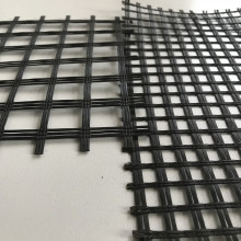 Géogride en fibre de verre noir haute résistance pour le mur de soutènement