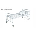 Double-folding bed