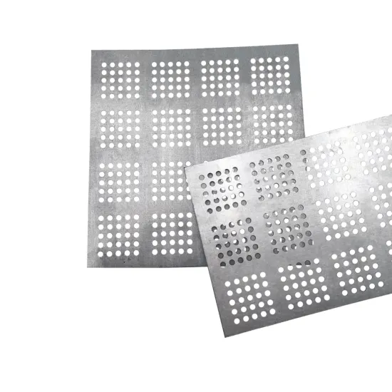 High-Quality Perforated Metal Sheets with Various Patterns and Slot Hole Designs in Stock