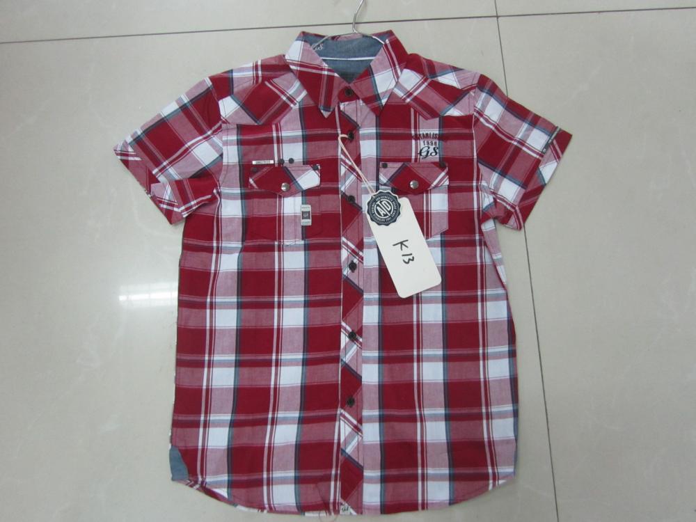red cotton fashion shirt