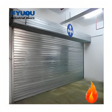 Fire Rated Roller Shutter Cost for Supermarkets (Galvanized Steel)