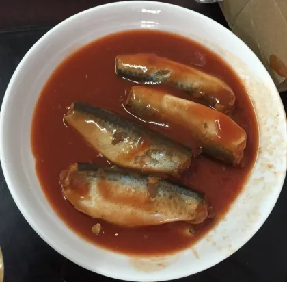 Mackerel Fish In Tomato Chili Lithography Can