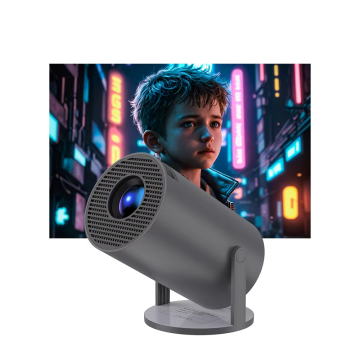 2024 Mini -Projektor Android 11 Smart 1080p LED Home Projector Hy300 Pro 4K