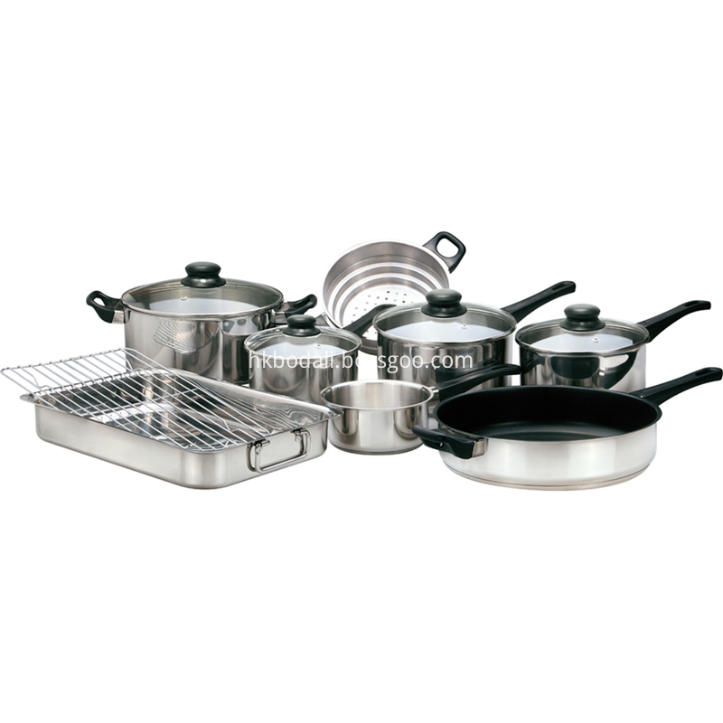 Gourmet Chef Stainless Steel Cookware Set