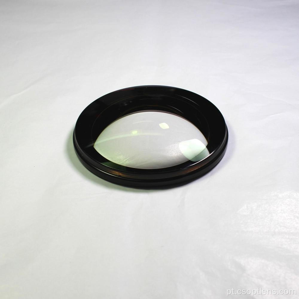 Lente de menisco de vidro óptico N-SF6 escurecido com borda