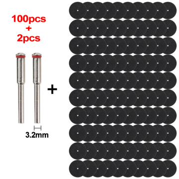 102-Piece Abrasive Cutting Discs, Mandrel Grinding Wheels, Fiberglass Saw Blades for Dremel Rotary Tools