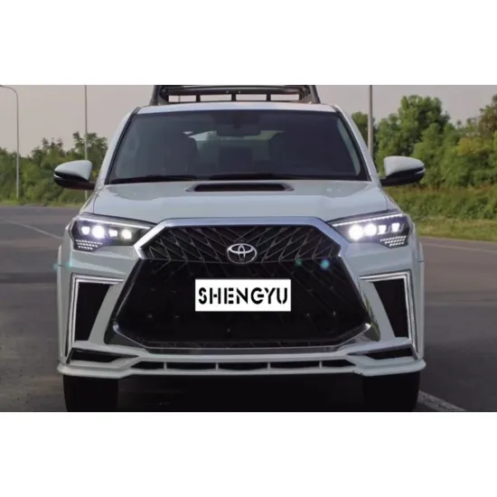 Upgrade Car Bumpers for Toyota 4Runner 2010-2021 to Lexus Style Kit (Front & Rear with Grille and Headlights/Taillights)