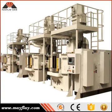 High Quality Rotary Table Sandblasting Machine / Turntable Shot Blasting Equipment / Shot Blasting