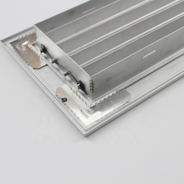 Rejilla de deflexión única de aluminio ajustable para HVAC