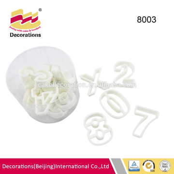 alphbet cookie decorating cutter/letters cupcake cutter/ cake decorating cutters
