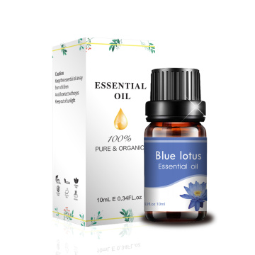 Bulk Bulk Pure Natural 10ml de qualidade azul de lótus azul de alta qualidade