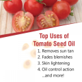 Huile de graines de tomate biologique 100% pure et naturelle et naturelle pour les soins de la peau