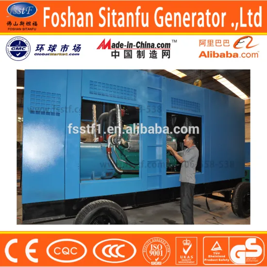 400kw silent trailer diesel generator set