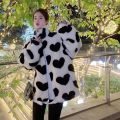 women's new sheep shearling coat