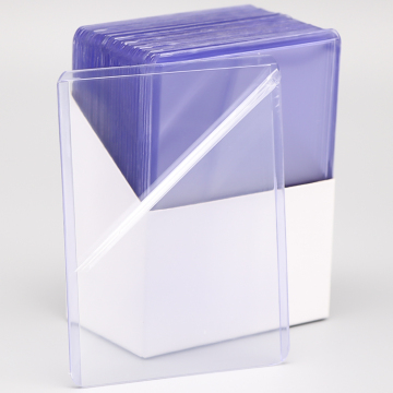 3 X 4 35pt 55pt 75pt 100pt 125pt 155pt Clear Rigid Toploader Storage Sports Card Case Pokemon Cards Pvc Top Loader Sleeves