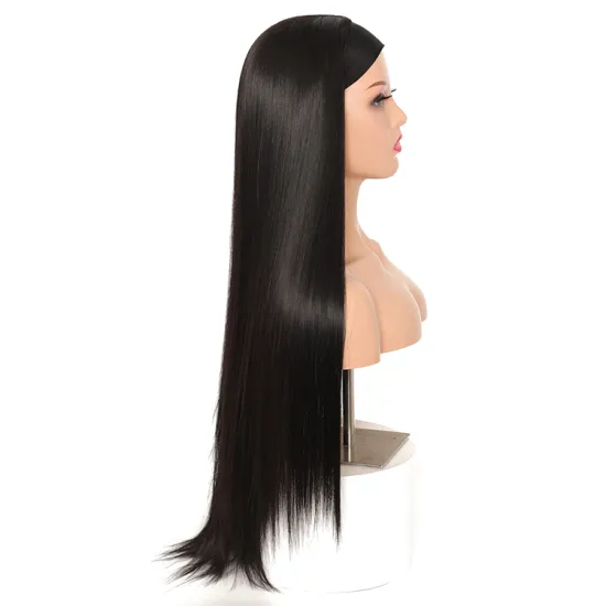 Wholesale Synthetic Silky Straight Wavy and Curly Headband Wigs Hair Wigs Headband for Black Women