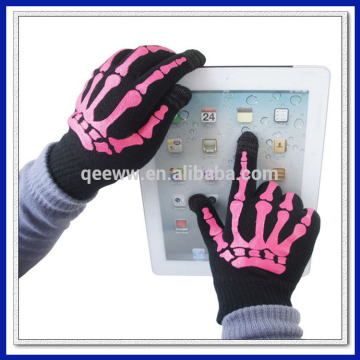 New type for phone screen touching,3 fingers touchscreen Style knitted touch screen gloves