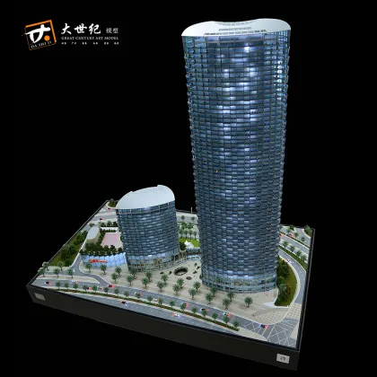 Artificial building model architecture physical models