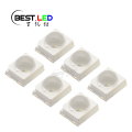 Dome Lens 2835 SMD LED Amber 590nm 60-graders