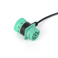 9-poliger männlicher IP67-Wasserdichter an Apex2.8 Stecker