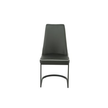 silla de comedor cromada moderna