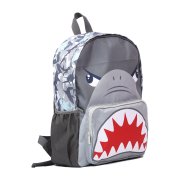 Акула в форме открытого рюкзака для детского рюкзака Симпатичная школа животных Водонепроницаемое рюкзак для мальчиков девочек