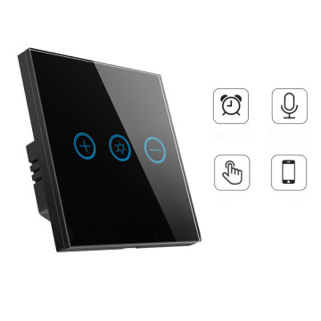Gute Qualität Haushalt intelligente Dimm -Touch -Licht -Schalter arbeiten mit WLAN