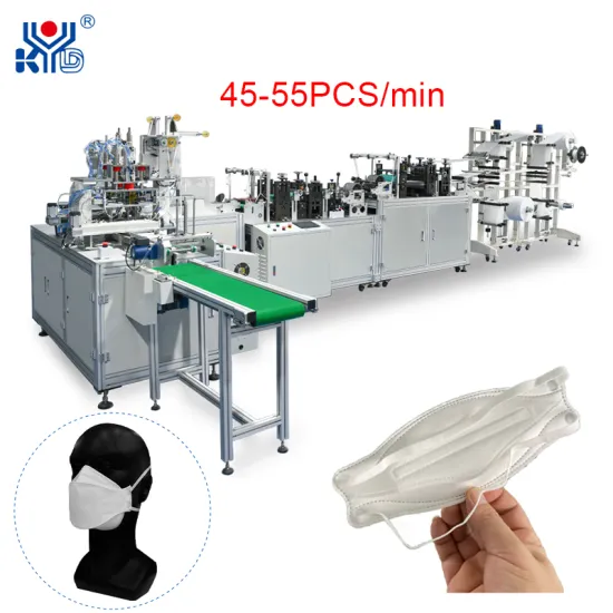 Automatic High Speed Mask Making Machine Fish Type Mask Machine