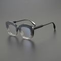 Custom Round Thick Eyeglasses Acetate Optical Frame