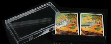 Plastic Playing Card Holder for two decks