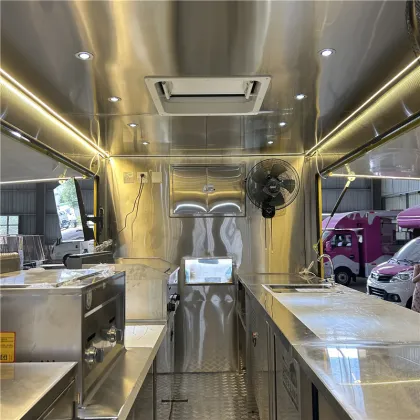 Portable Ice Cream and Coffee Truck for Street