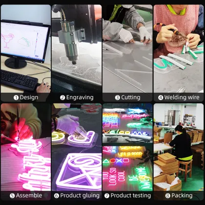 Custom Light Box Decorative LED Signs for Advertising Neon Lights