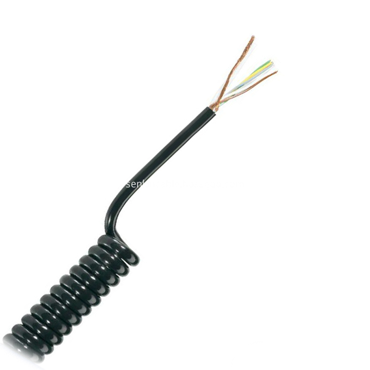 Frosting Flexibility PU Helix Cable Frosting Flexibility PU Helix Cable