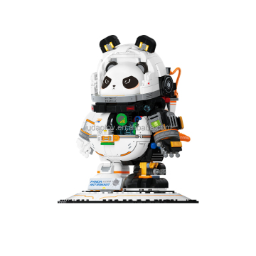 Space Panda Puzzle: set di blocchi per la decorazione creativa di Wekki - regalo perfetto per i bambini